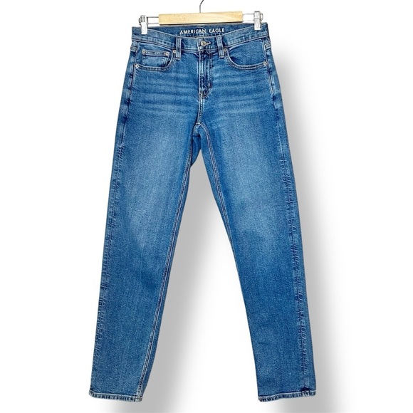 American Eagle Outfitters Blue Straight Leg Jeans - Picture 1 of 12